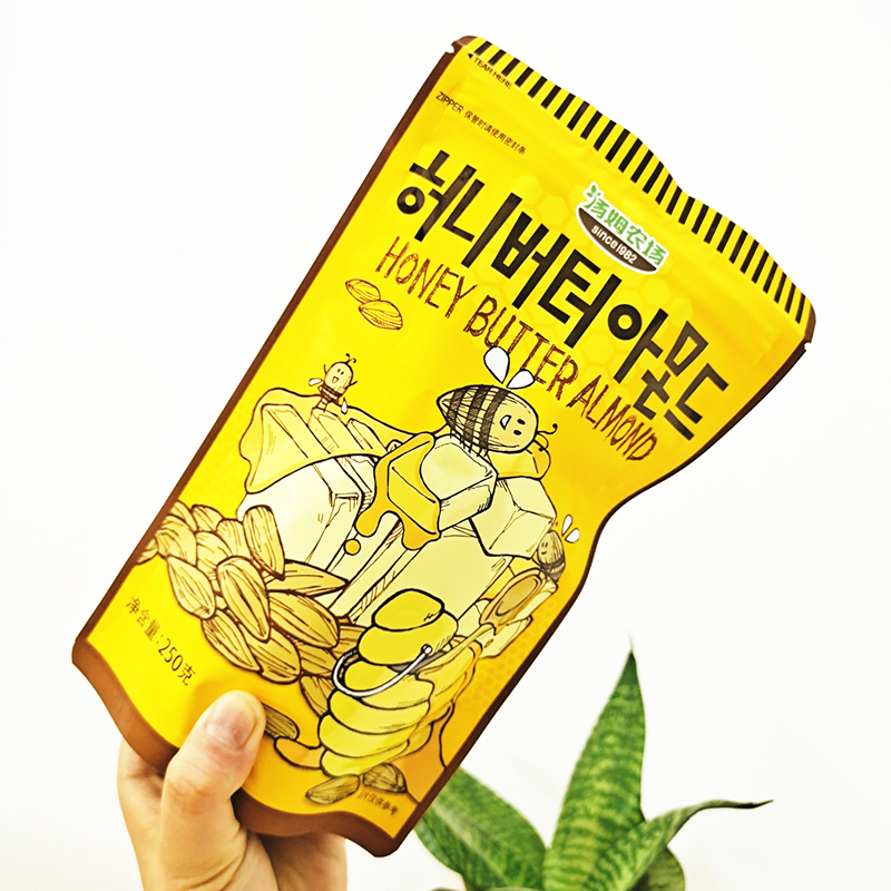 韩国原装进口汤姆农场蜂蜜黄油扁桃仁 250g杏仁味