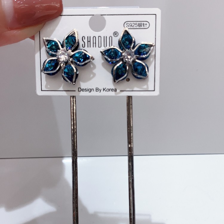 沙朵925银针防过敏耳环