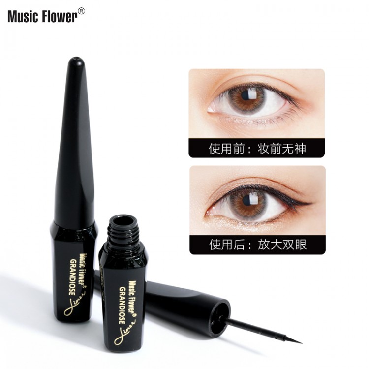 音乐花眼线液纤细毛头更易掌握选对一支解决烦恼M6026
